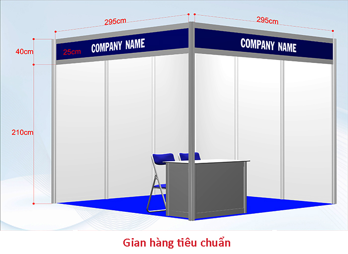 LỰA CHỌN THIẾT KẾ  THI CÔNG CÁC LOẠI GIAN HÀNG HỘI CHỢ